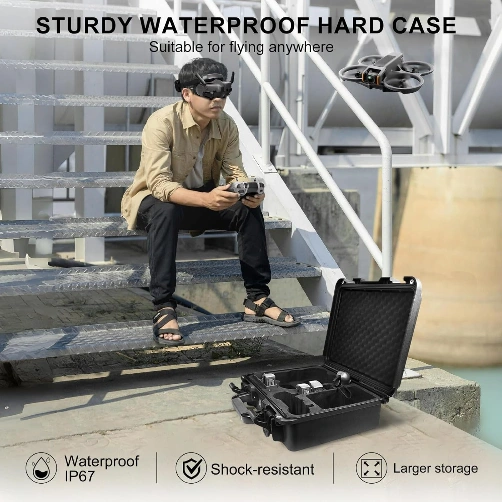 Lekufee Waterproof Hard Case for DJI Avata 2 – - Image 3